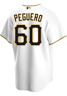 Liover Peguero Pittsburgh Pirates Mens Replica Home Jersey - White