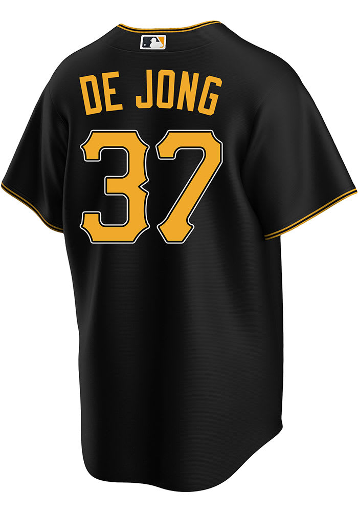 Nike Men's Roberto Clemente Pittsburgh Pirates Coop Player Replica Jersey - Black