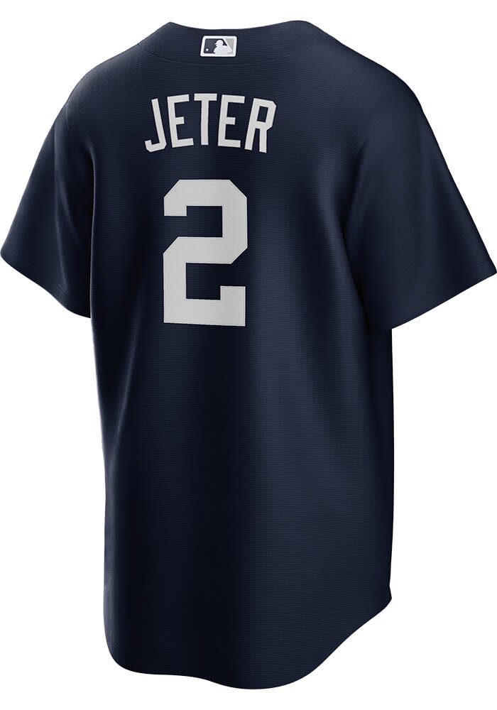 Derek Jeter New York Yankees Mens Replica NAVY Alt Jersey - 173200942