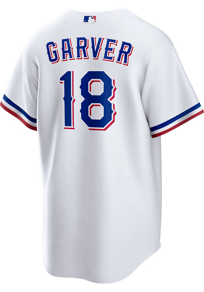 Mitch Garver Game-Used Texas Rangers 1972 Home White Jersey - ATL