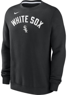 Nike Chicago White Sox Mens Black Classic Long Sleeve Crew Sweatshirt