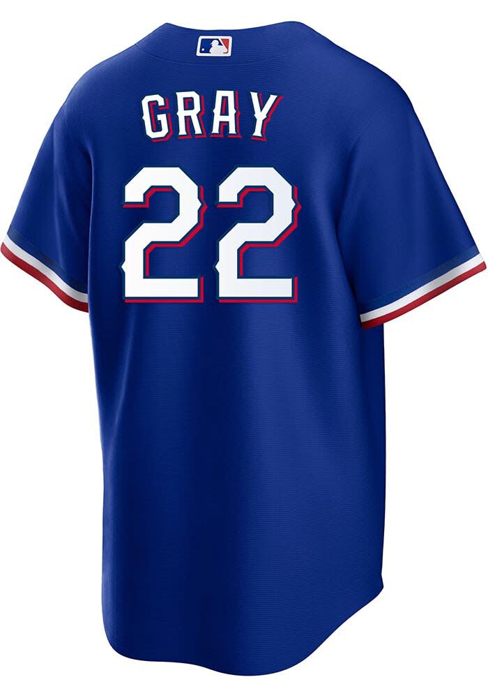 Texas Rangers Jon Gray Light Blue Replica Men's Alternate Player