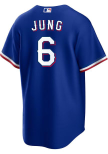 Josh Jung Texas Rangers Mens Replica Alt Jersey - Blue