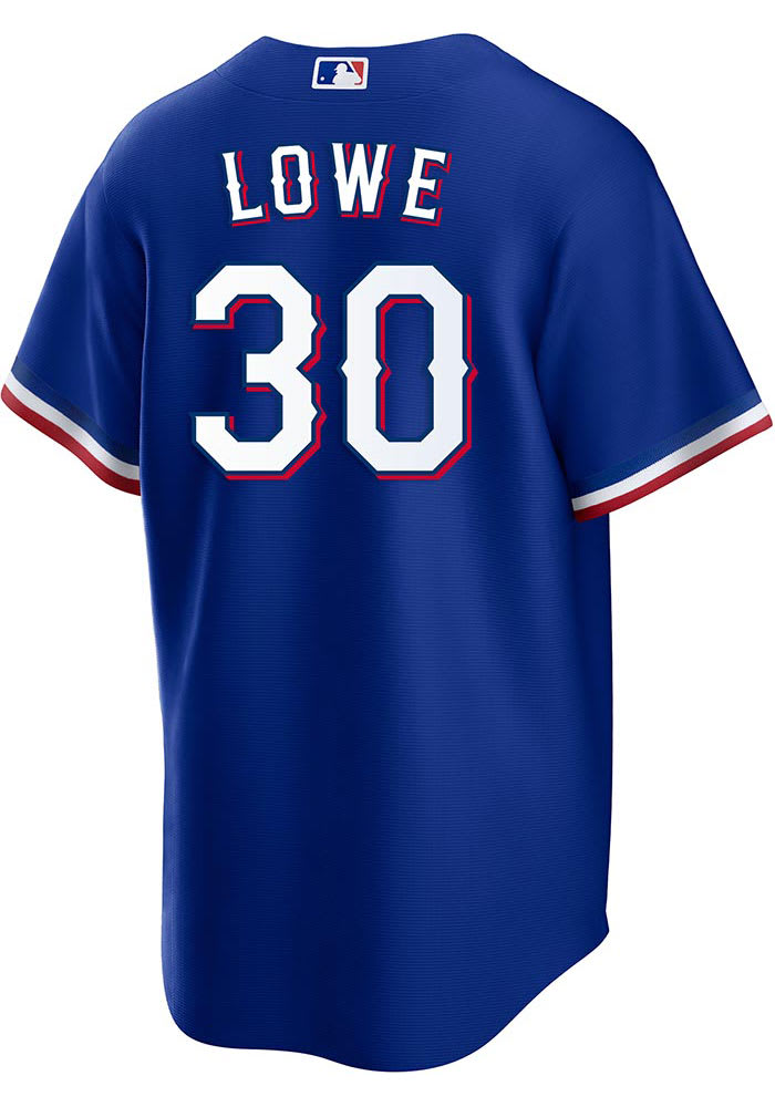 Texas Rangers Nathaniel Lowe White Home Replica Jersey