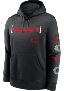 Nike Cincinnati Reds Mens Black City Connect Long Sleeve Hoodie