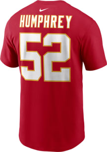 Creed Humprey Kansas City Chiefs Red Home Short Sleeve Player T Shirt