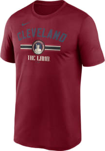 Nike Cleveland Guardians Navy Blue City Connect Short Sleeve T Shirt