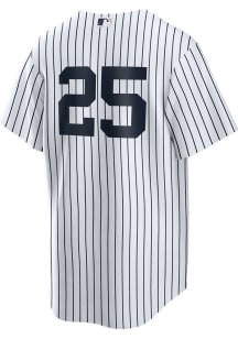 Gleyber Torres New York Yankees Mens Replica Home Number Jersey - White