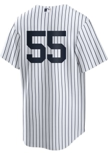 Carlos Rodon New York Yankees Mens Replica Home Number Jersey - White