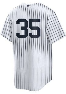 Clay Holmes New York Yankees Mens Replica Home Number Jersey - White