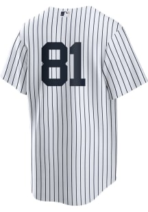 Luis Gil New York Yankees Mens Replica Home Number Jersey - White