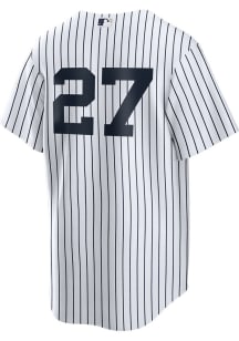 Giancarlo Stanton New York Yankees Mens Replica Home Number Jersey - White