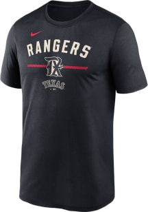 Nike Texas Rangers Navy Blue City Connect Short Sleeve T Shirt
