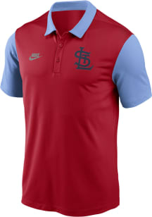 Nike St Louis Cardinals Mens Red Franchise Logo Short Sleeve Polo