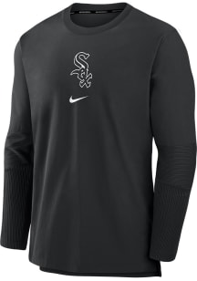 Nike Chicago White Sox Mens Black Player Long Sleeve Sweatshirt