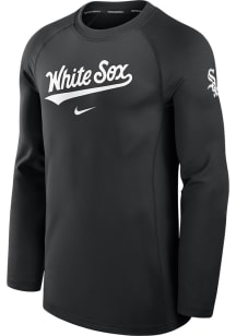 Nike Chicago White Sox Mens Black Game Time Long Sleeve Sweatshirt