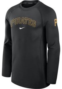 Nike Pittsburgh Pirates Mens Black Game Time Long Sleeve Sweatshirt