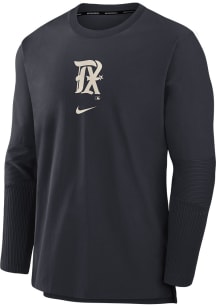 Nike Texas Rangers Mens Navy Blue Player Long Sleeve Sweatshirt