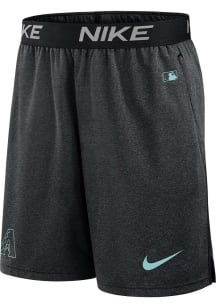 Nike Arizona Diamondbacks Mens Black Knit Shorts