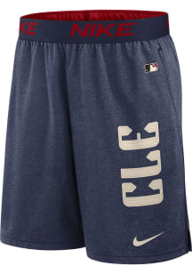 Nike Cleveland Guardians Mens Red Knit Shorts