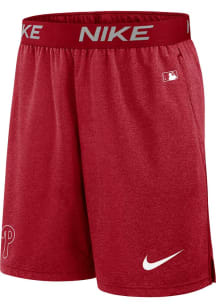 Nike Philadelphia Phillies Mens Red Knit Shorts