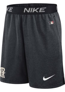 Nike Texas Rangers Mens Navy Blue Knit Shorts