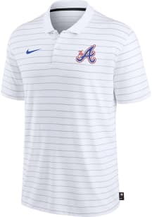 Nike Atlanta Braves Mens White City Connect Short Sleeve Polo