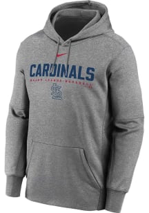 Nike St Louis Cardinals Mens Grey Therma Hood