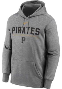 Nike Pittsburgh Pirates Mens Grey Therma Hood