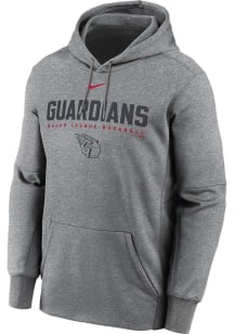 Nike Cleveland Guardians Mens Grey Therma Hood