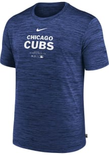 Nike Chicago Cubs Blue Velocity Short Sleeve T Shirt