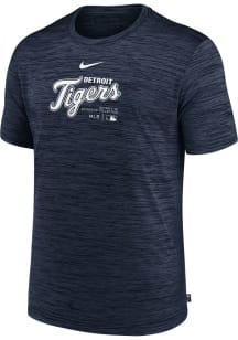 Nike Detroit Tigers Navy Blue Velocity Short Sleeve T Shirt