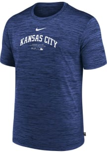 Nike Kansas City Royals Blue Velocity Short Sleeve T Shirt