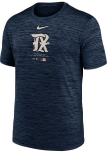 Nike Texas Rangers Navy Blue City Connect Graphic  Short Sleeve T Shirt
