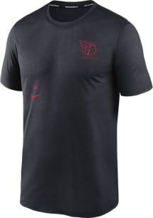 Nike Cleveland Guardians Navy Blue Early Work Short Sleeve Fashion T Shirt