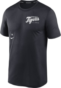 Nike Detroit Tigers Navy Blue Early Work Short Sleeve Fashion T Shirt