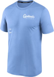Nike St Louis Cardinals Light Blue Early Work Short Sleeve Fashion T Shirt