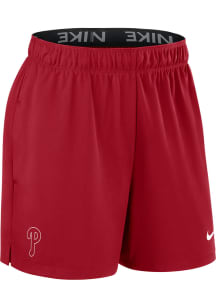 Nike Philadelphia Phillies Womens Red Authentic Shorts