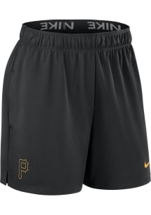 Nike Pittsburgh Pirates Womens Black Authentic Shorts