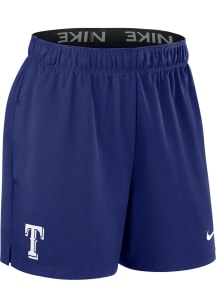 Nike Texas Rangers Womens Blue Authentic Shorts