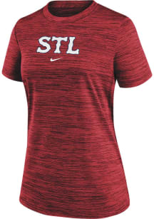 Nike St Louis Cardinals Womens Red City Connect T-Shirt