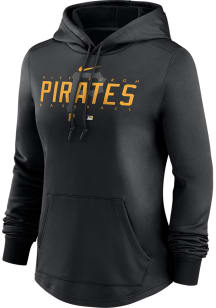Nike Pittsburgh Pirates Womens Black Pregame Hooded Sweatshirt