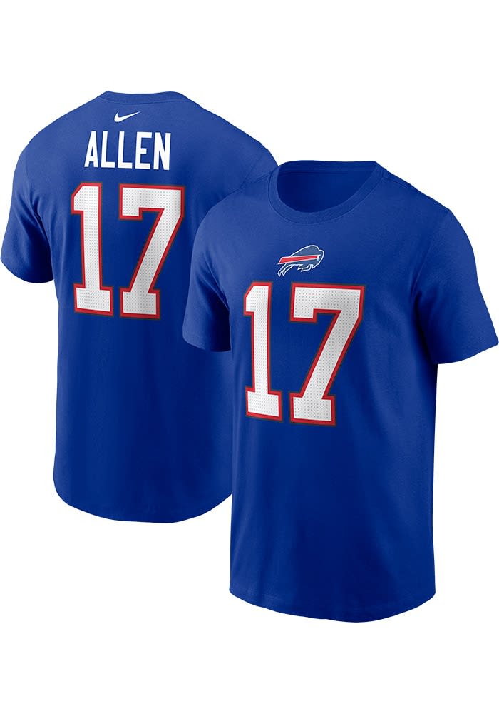 Josh Allen Buffalo Bills Home Short Sleeve Player T Shirt - ROYAL