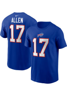 Josh Allen Buffalo Bills Blue Home Short Sleeve Player T Shirt