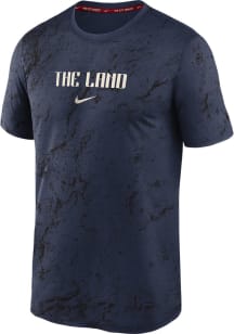 Nike Cleveland Guardians Navy Blue City Connect Short Sleeve T Shirt