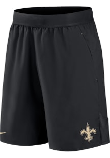 Nike New Orleans Saints Mens Black Stretch Woven Shorts