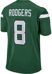 Aaron Rodgers  Nike New York Jets Green Home Game Football Jersey