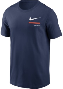 Nike Houston Astros Navy Blue Over the Shoulder Short Sleeve T Shirt