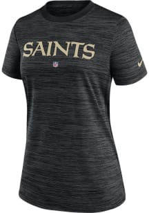 Nike New Orleans Saints Womens Black Velocity T-Shirt
