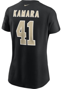 Alvin Kamara New Orleans Saints Womens Black Player Player T-Shirt